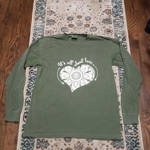 Green Long Sleeve Tee